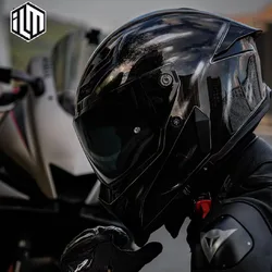 USA Original ILM Motorcycle Helmet Full Face Color lens Racing helmet ECE DOT Certification Cascos para moto Capacete Casco moto