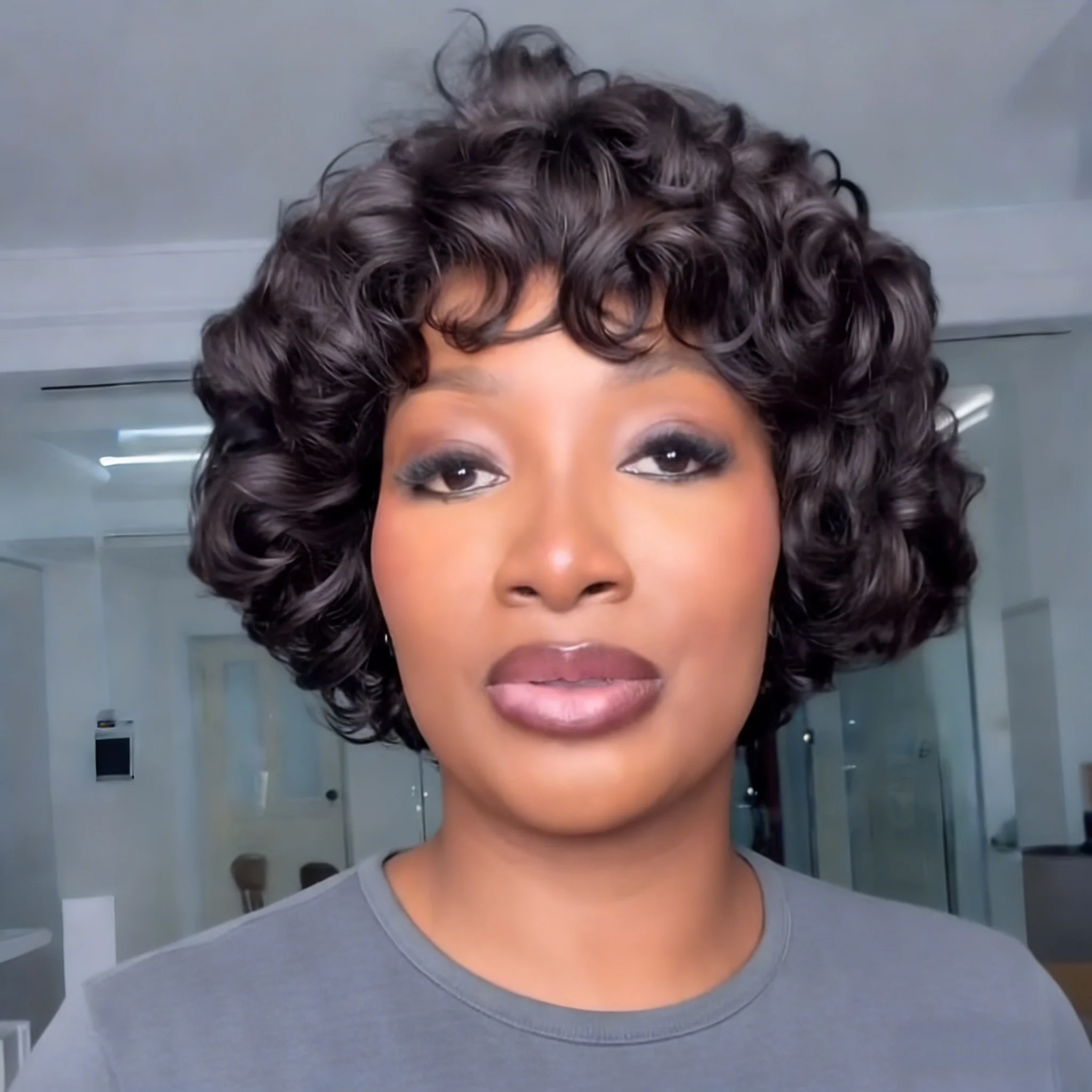 Short Pixie Cut Brazilian Human Hair Wig