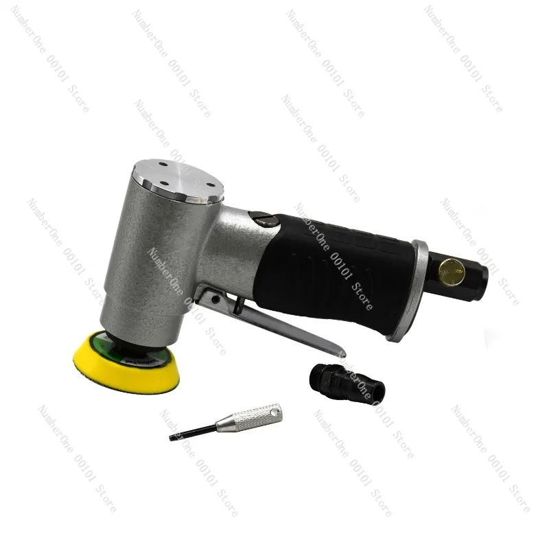 2 3 Inch Pneumatic Grinding Polishing Machine, Eccentric Straight Center Sander for Waxing, Sandpaper Tool