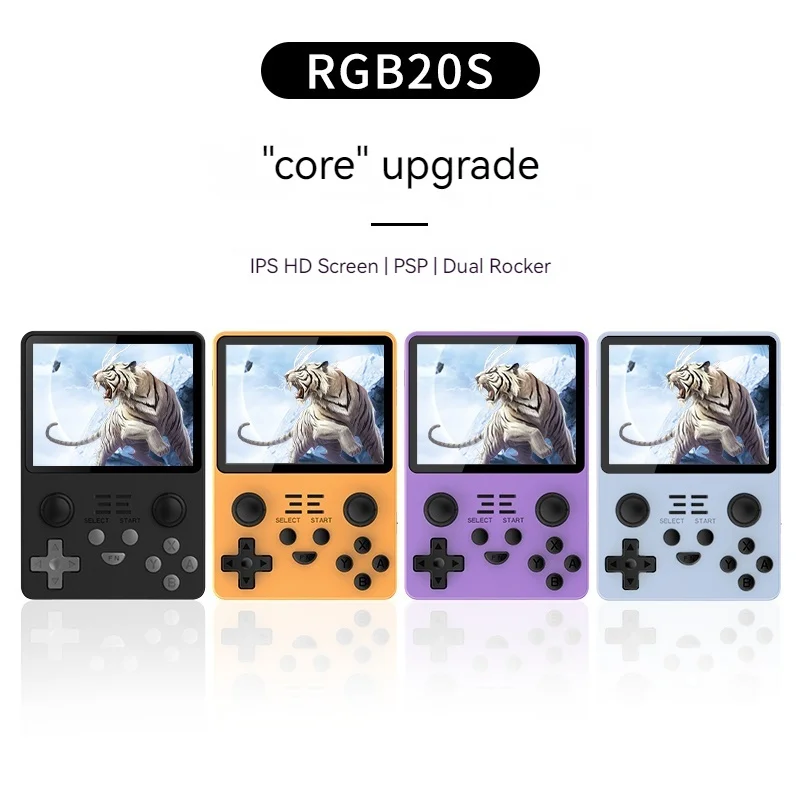 Powkiddy RGB20S Retro Handheld Game Console 3.5 Inch 640x480 IPS HD Screen Portable Video Game Player Kids Christmas Gift