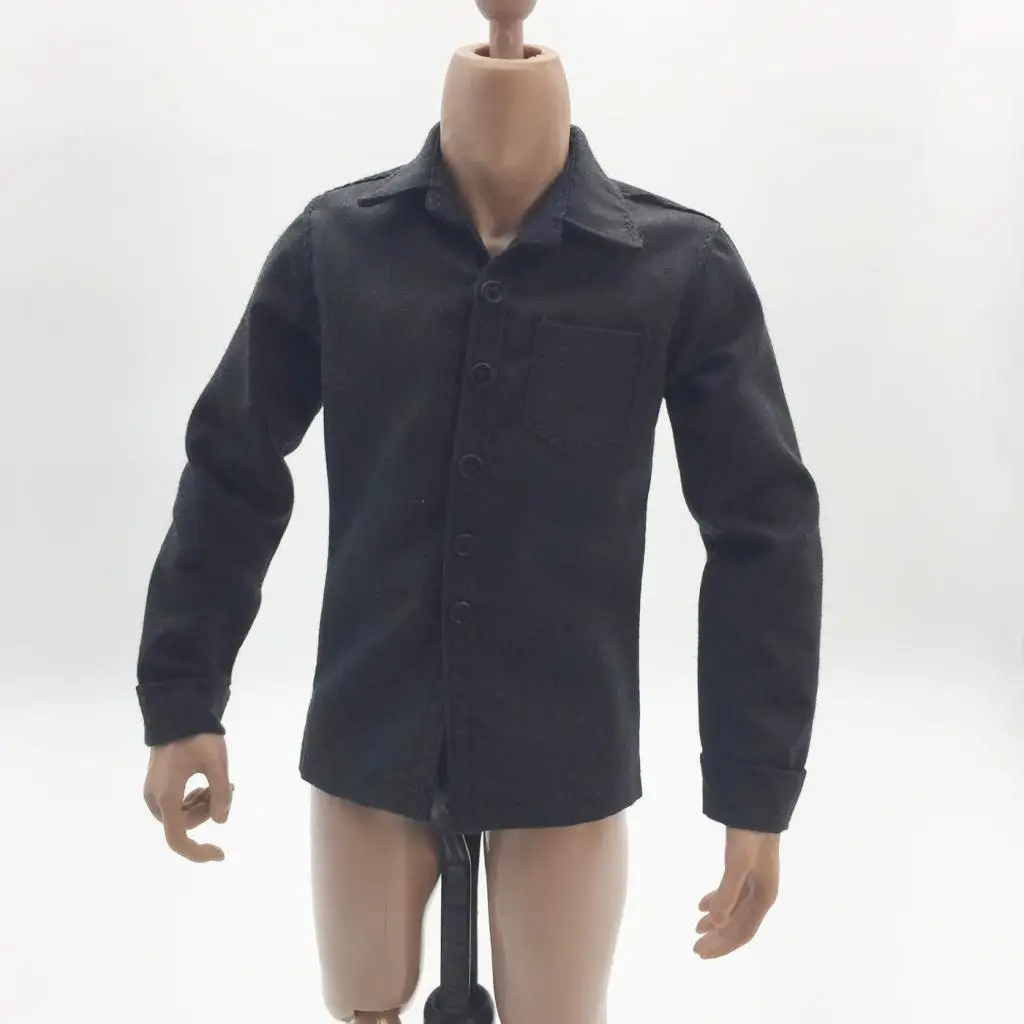 1/6 Scale Men's Shirt Clothing for 12'' Action Figure Doll Toy