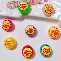 8Pcs Kawaii Cute Mini Chupa Candy Lollipop Figure Resin DIY Accessory Sweety Chups 3D Model Phone Charms Toy Gift for Lady Adult