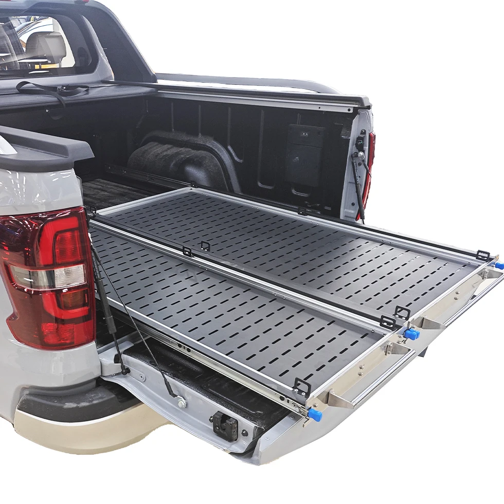 Auto parts 4X4 pick up truck tub sliding tray for Ford Ranger wildtrek xlt xls raptor 2022 2023 2024