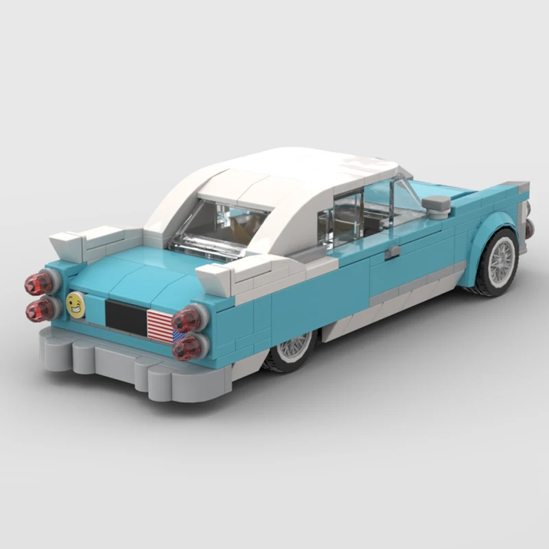 Speed Hypercar Model MOC Building Bricks Hypercar 1959 Coronet Modular Technology Toys Suit Gifts Holiday Assemble Display