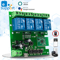 Ewelink Wifi Smart Switch Module Relay 1/2/4 Channel On Off Switch Inching /Self-locking /Interlocking for Light Motor Garage