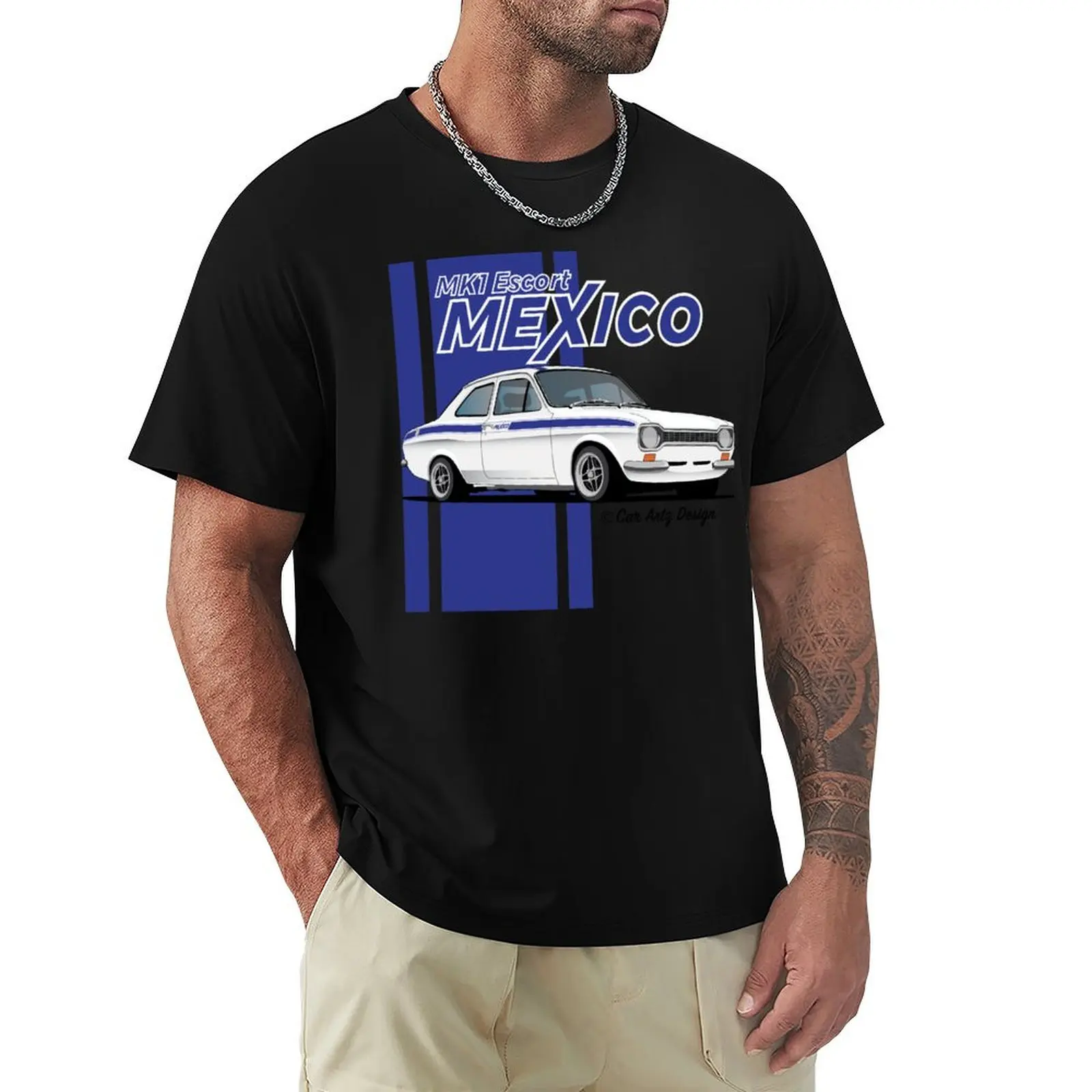 Mk1 Escort Mexico (White + Blue) T-Shirt Ultra Soft Breathable Tee Top