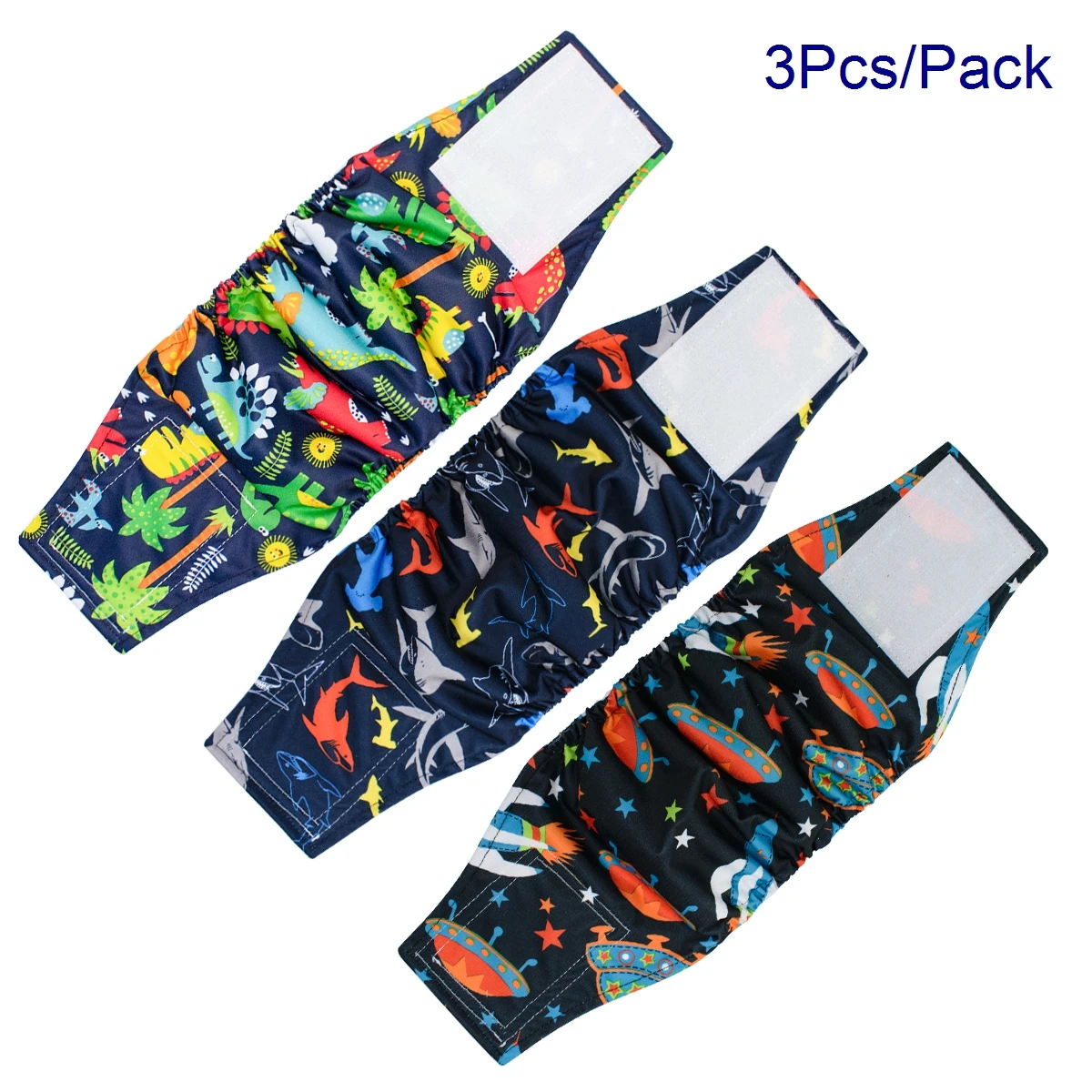 3pcs Dog Belly Bands - Washable Male Dog Diapers Belly Band for Male Dogs, Reusable Male Dog Belly Wraps for Doggy Puppy