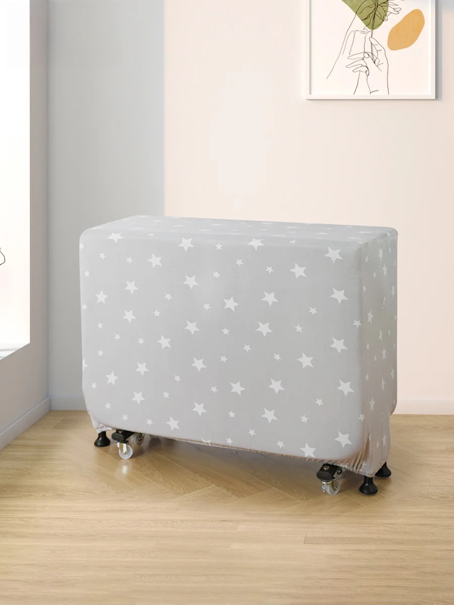 Elastic Dust Cover for Folding Bed Hospital Nap Time Sleepover Bed Cover Storage Bag Cover Cloth Japanese Style Milk Silk Mat...