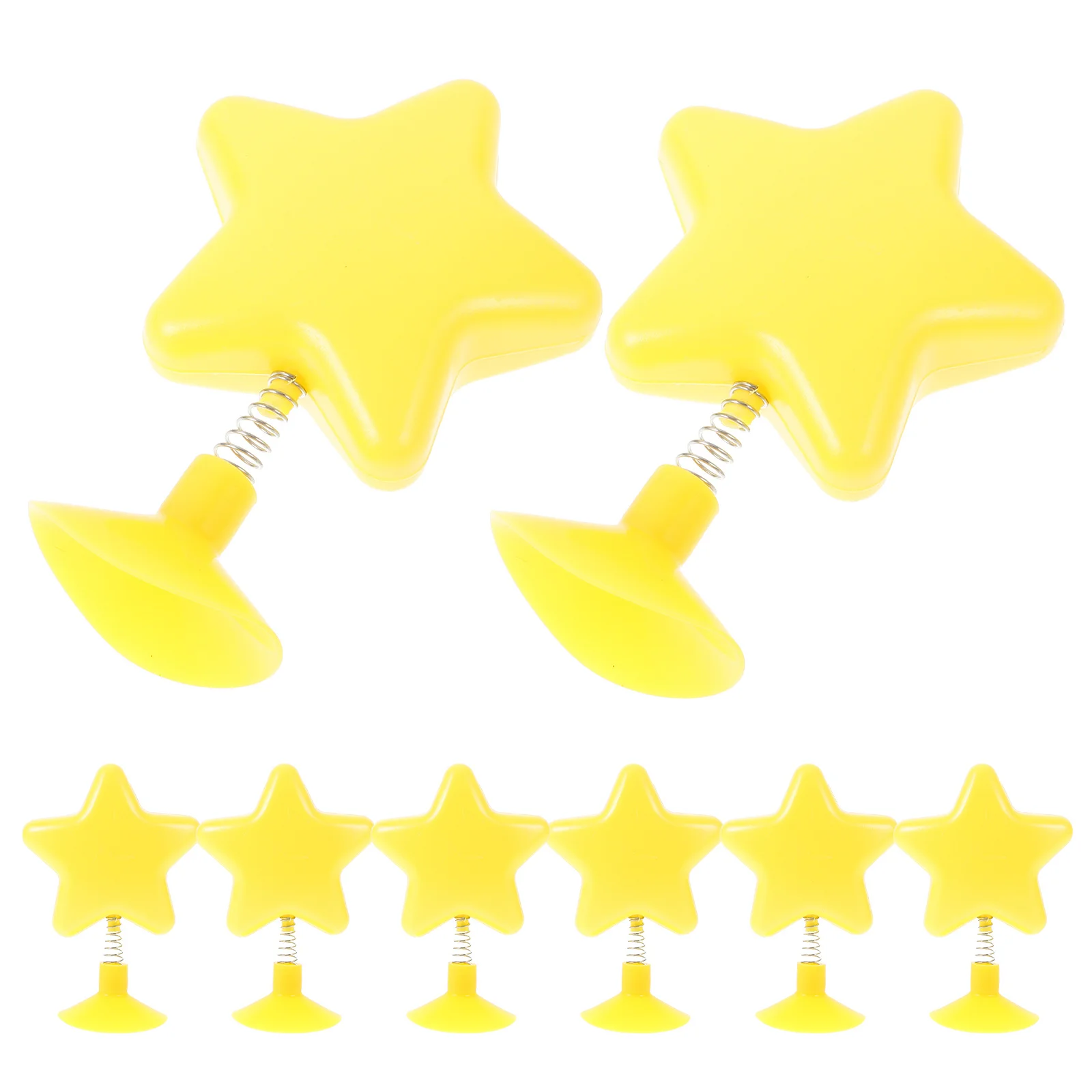 

8pcs Decoration Star Shaped Bouncy Topper For Bike Motorcycle Snowboard Helmets Lightweight Durable Spring Mount