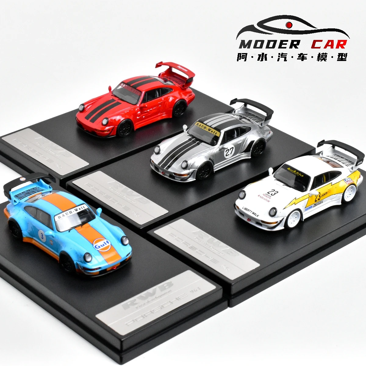 

Модель WU 1:64 RWB 944, литая под давлением модель автомобиля