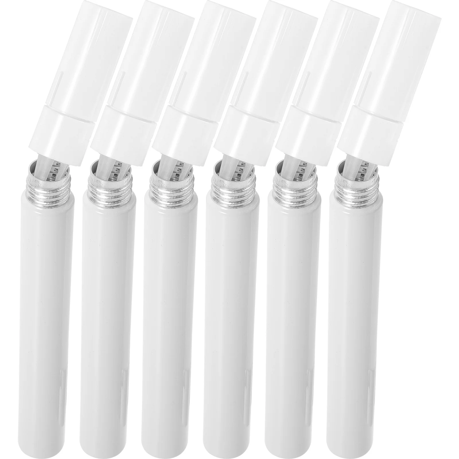 

6 шт., алюминиевая трубка, многоразовая ручка для краски, прочный металлический шариковый сердечник, пустые маркеры для граффити, практичный легкий держатель для маркера для краски