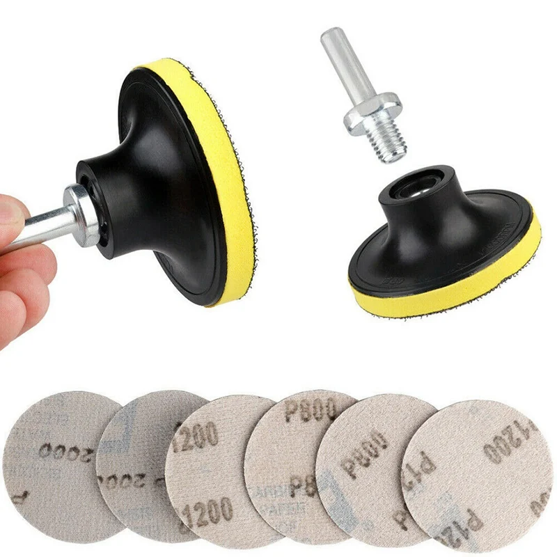 4‘’ 4 Inch 100mm Sandpaper Wet Sanding Paper Disc For Metal Auto Wood Car Detailing Wheel Headlight Restoration Polishing Kit