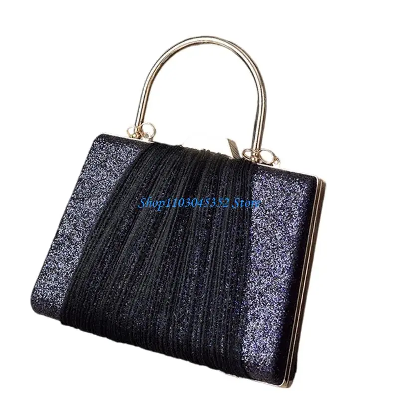 حقيبة نسائية عصرية من جلد البولي يوريثان اللامع، 3 طرق للحمل، مريحة للاستخدام اليومي