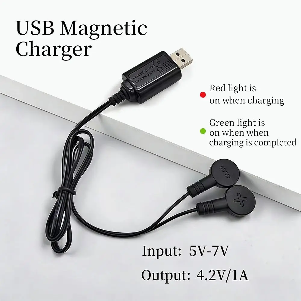 1 Stück Magnetisches Lithium-Batterieladegerät Universelles USB-Batterieladekabel 3,7V 4,2V USB Magnetisches Ladegerät – Detail 8
