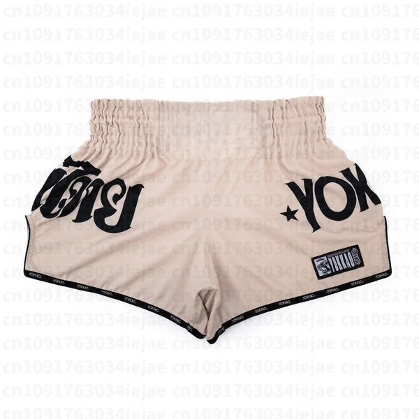2026 Sommer Muay Thai Shorts Kampfsport Professionelle Herren- und Kinder-Shorts aus Polyesterfaser ohne Stretch – Detail 4