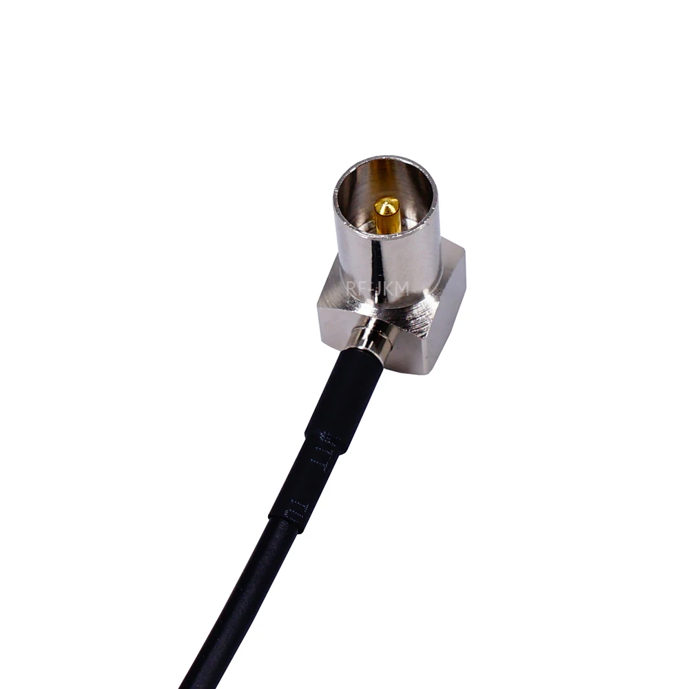 Zopf Koaxial Jumper RG174 Verlängerung Kabel TV stecker zu TV Stecker Beide Rechten Winkel 90 Grad RF Adapter kabel – Detail 5