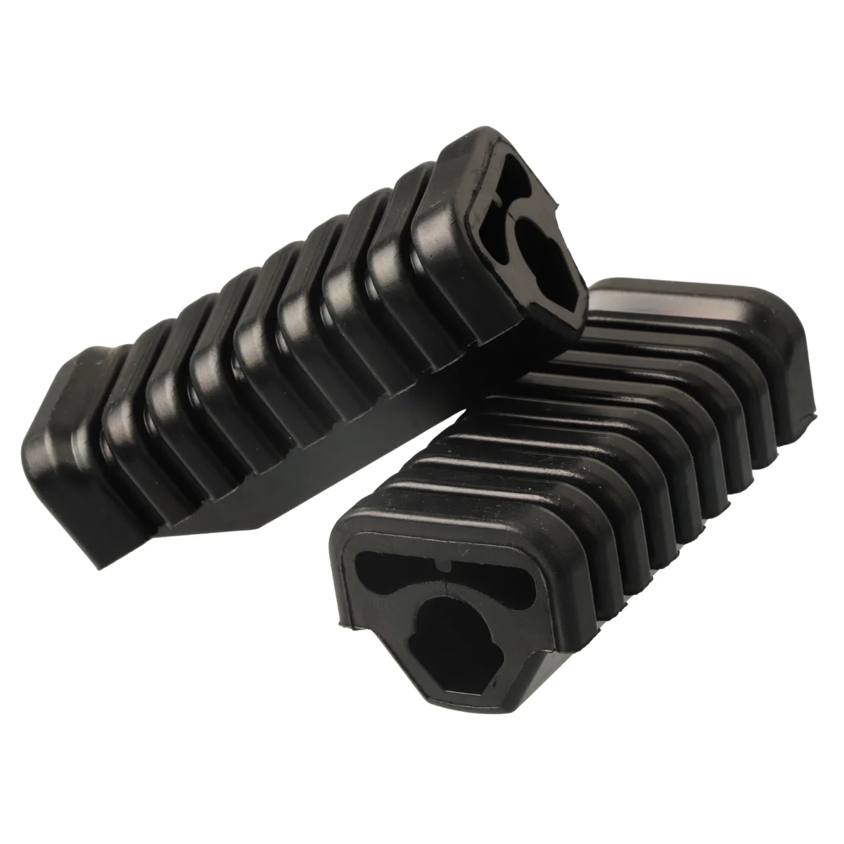 1 Pair Motorcycle Anti-Slip Foot Peg Rubber Covers  Footrest Pedal Protectors Fits Honda WY125 Motorbike Spare Parts