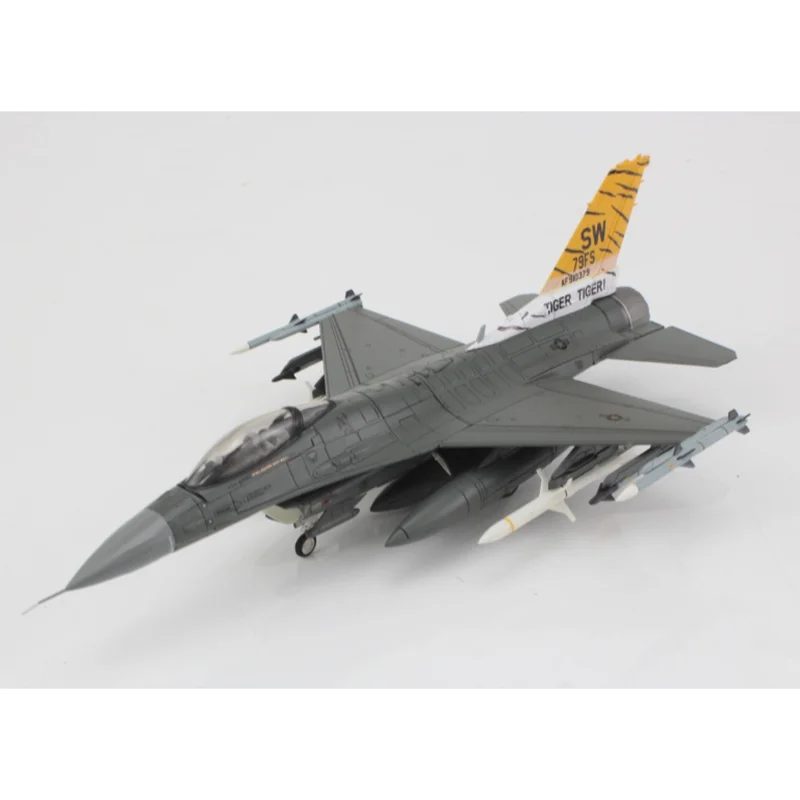 

HM 1/72 HA38066 F-16CM F16CM Тигр 79. Крыло истребителя, литая под давлением модель самолета из сплава, Коллекционное декоративное украшение