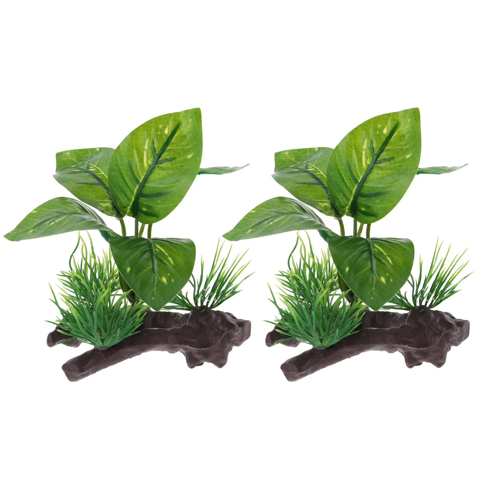 

2pcs Artificial Aquatic Grass Decoration Plant Plastic Ornaments for Fish Tank Aquarium Accessories Water Plants