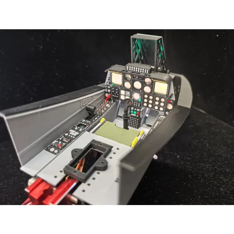 Super Scale FPV Cockpit with LED Light System for Freewing A-10 Thunderbolt II V2 Twin 80mm EDF Jet RC Airplane RC Hobby