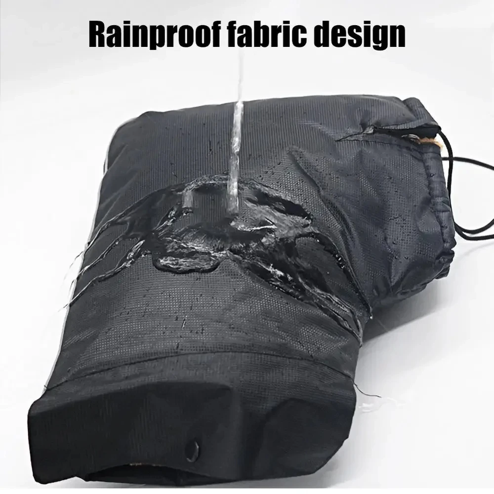 2024 واقية سكوتر كهربائي سميكة الدافئة مقبض مقود دراجة مقود إفشل غير نافذ للمطر دراجة نارية قفازات Guante موتو الشتاء قفاز #3