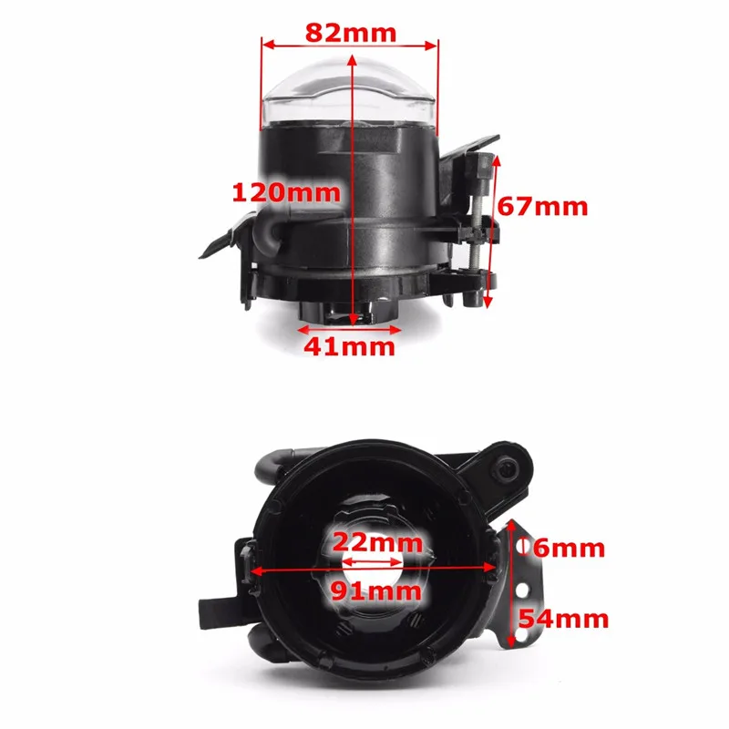 자동차 안개등 LED 렌즈 안개등 주간 주행등 DRL, BMW E60 E90 E63 E46 323i 325i 525i 2003 2004 2005 2006 2007 2008, 2 개