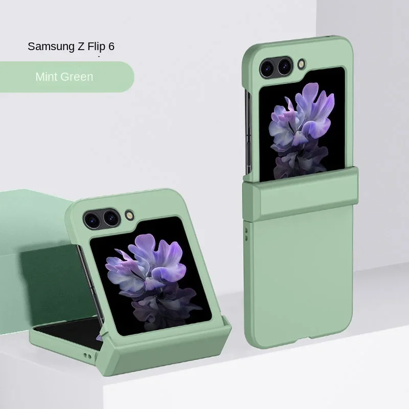 Hartschalen-Handyhülle mit angenehmer Haptik für Samsung Galaxy Z Flip 8 7 6 5 4 3 Flip6 Flip5 Flip4 Flip7 Scharnierschutz Stoßfeste Abdeckung – Detail 15