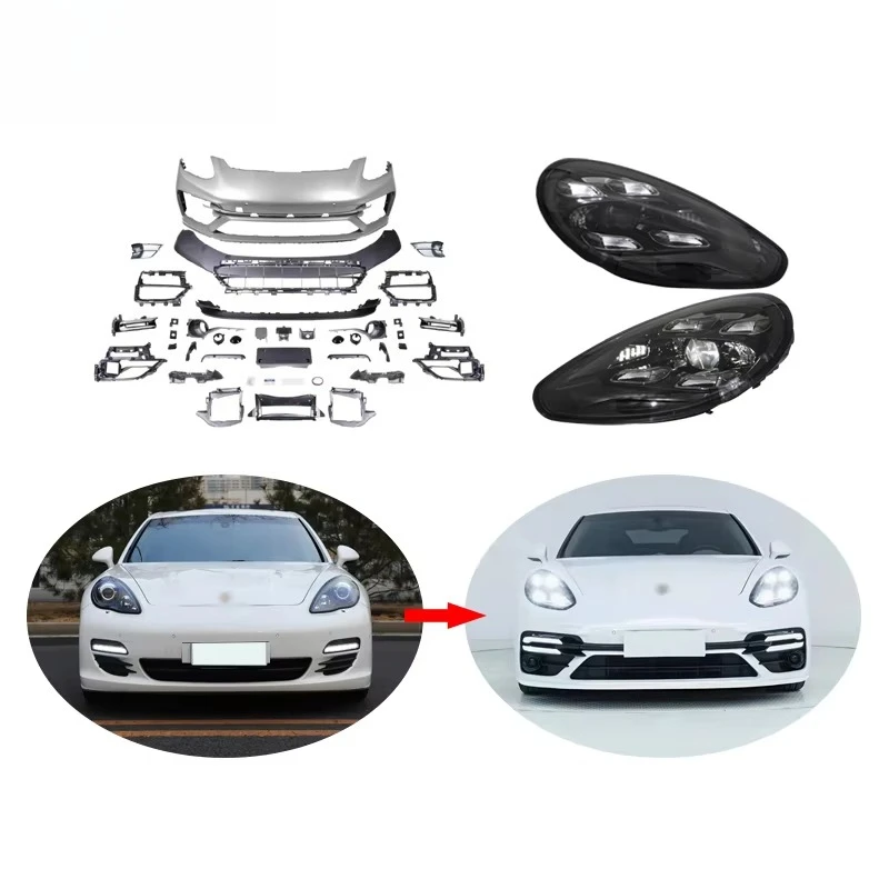 

[1979] 2010 2011 2012 2013 2009 970 970.1 Upgrade to 971 Led Headlights Turbos Bumper Body Kit for Por Panamera 970