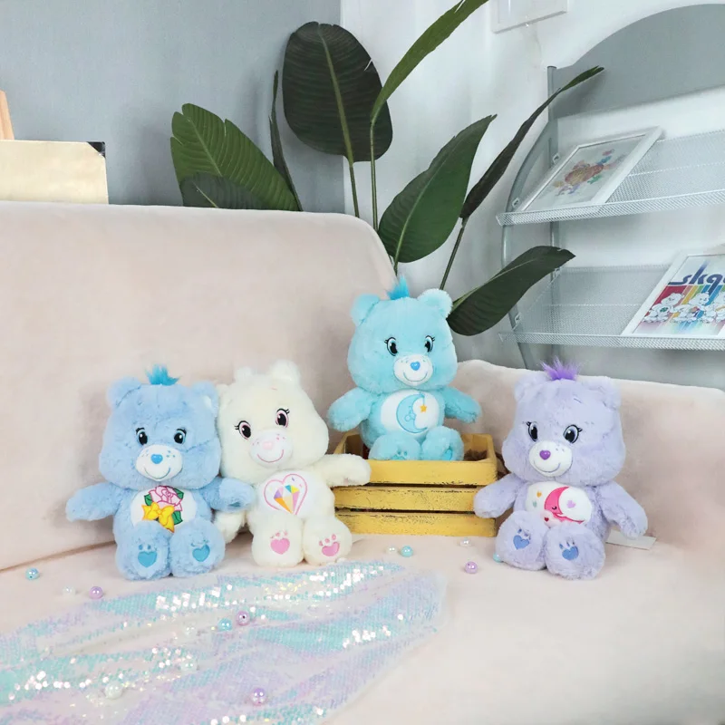 

Оригинальные плюшевые мишки Care Bears 33 см, мягкая игрушка, милая мультяшная кукла, подарок на день рождения для девочек, успокаивающая игрушка, оптом