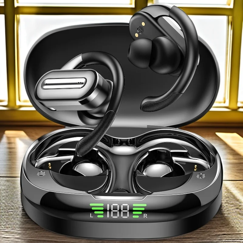 

SP36 Bluetooth earphones with ultra long battery life of 5.4, rotatable ear hook, ENC digital calling and sports
