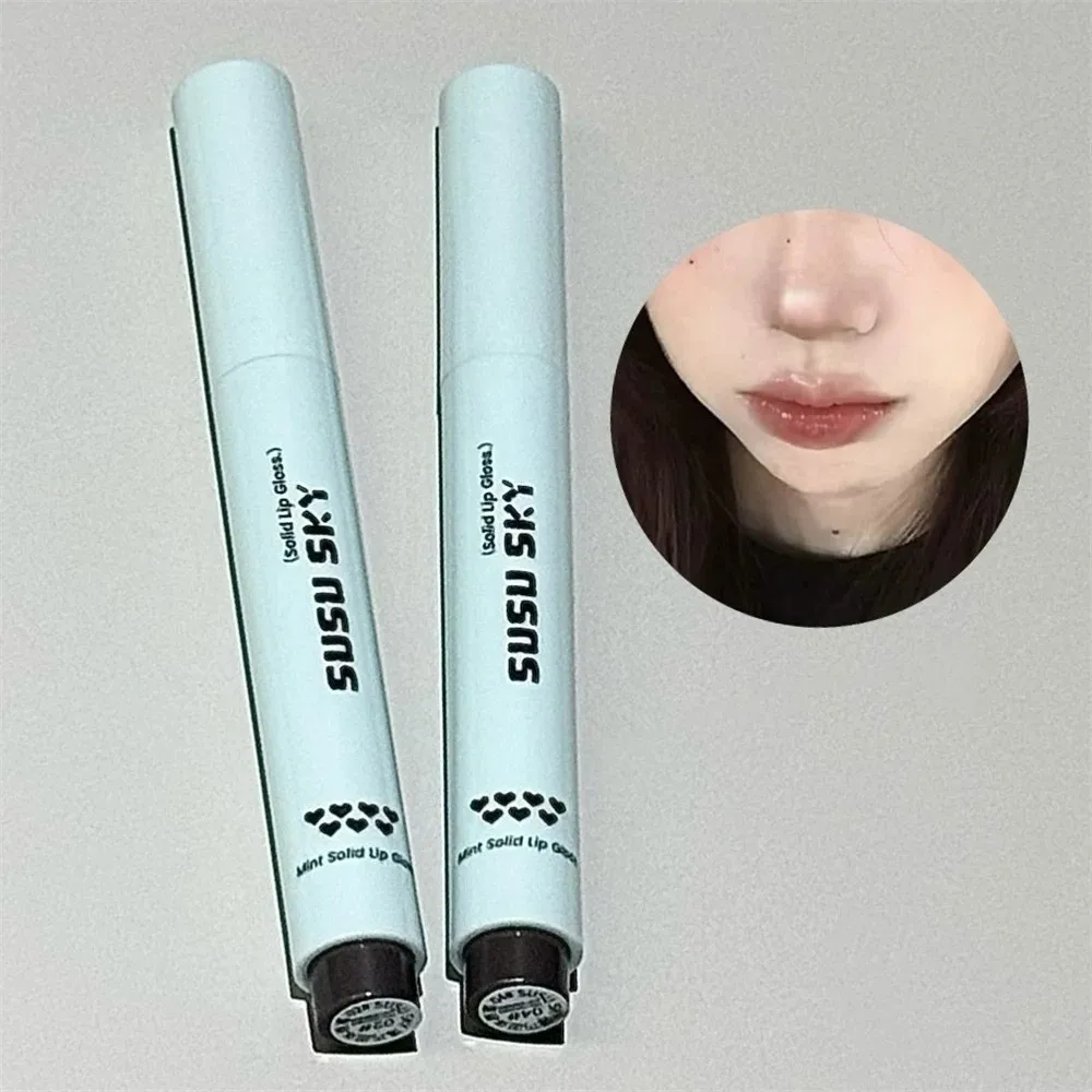 ลิปกลอสแบบแท่ง 4 สี ไม่เหนียวเหนอะหนะ เนื้อฉ่ำวาว ให้ความชุ่มชื้น บำรุงริมฝีปาก ลิปบาล์มเนื้อฉ่ำ ลิปสติกแต่งหน้า