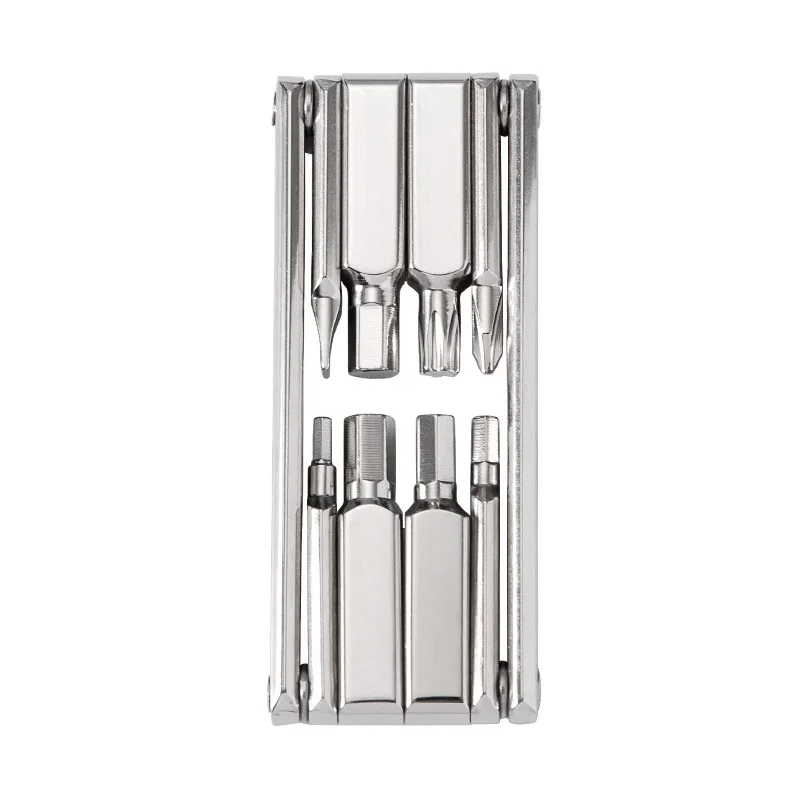 

Многофункциональный складной инструмент для ремонта велосипедов EDC, мультитул с шестигранным ключом и отверткой Phillips, портативный набор для ремонта велосипедов