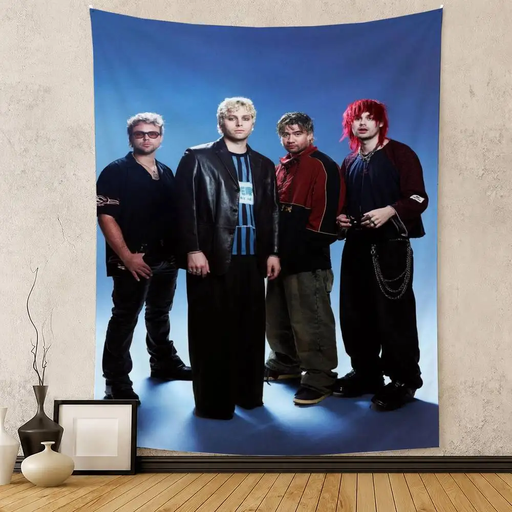 5 5SOS S-Seconds of S-Summer Flags Wall Hanging Background Art for Bedroom Home Outdoor Decor