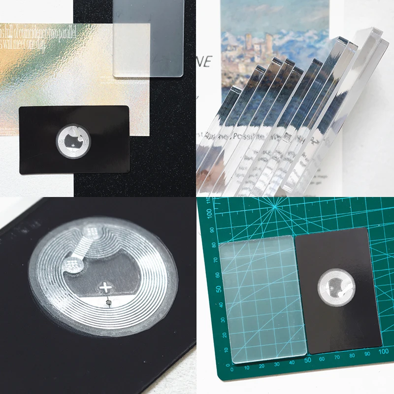 NFC 5mm Blank Acrylic Fridge DIY Magnet Kit 7 Shapes Self Adhesive Handmade Craft Home Decor Custom Your Own Photo Memory Gift