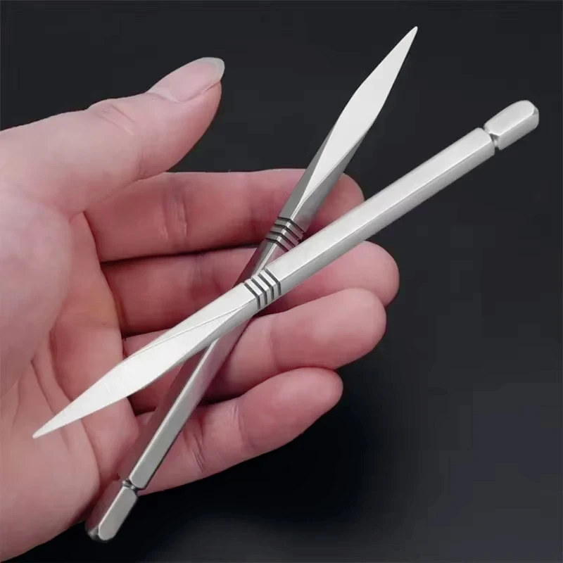 2pcs Stainless Steel Tea Needle Delicate Tea Cutter Puer Tea Cutter Tea Ceremony Accessories Crafts for Home Tearoom Store