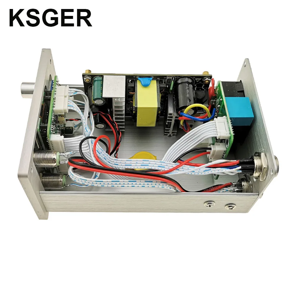 KSGER 2 in 1 stazione di saldatura T12 STM32 OLED essiccatore d\'aria fai da te 9501 manico in lega di alluminio pistola ad aria calda stazione di