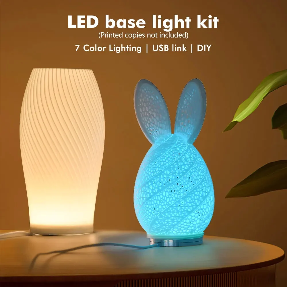 

7 Color RGB Led Lamp LED 001 Kit Adjustable Light Light Parts Hardware DIY Model 3000K Warmwhite /RGB light Without Lamp shell