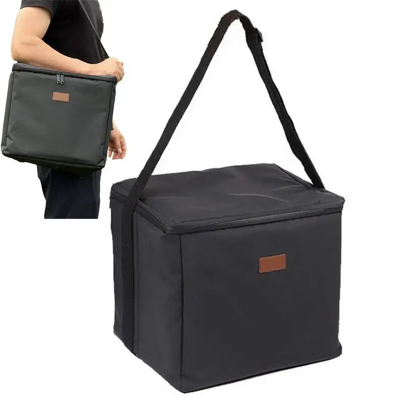 

Insulated Food Delivery Bag Waterproof Warming Bag Portable Cold Drinks Carrier Large Capacity Travel Accessories For Hot And