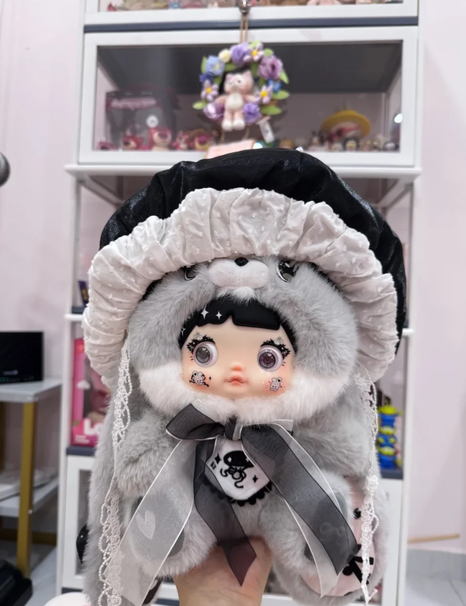 

Genuine Nommi 400% Large Mushroom Hat Blind Box Series Plush Toy Soft Comfortable Kawaii Doll Mysterious Box Exquisite Fun Gift