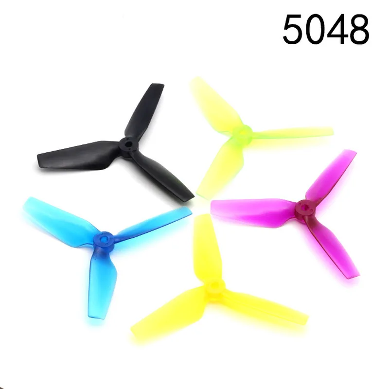 1 Pair Of Fpv Crossing Machine 5-Inch 5048 Three Bladed Propeller, Forward And Reverse Propeller Crossing Machine Blades