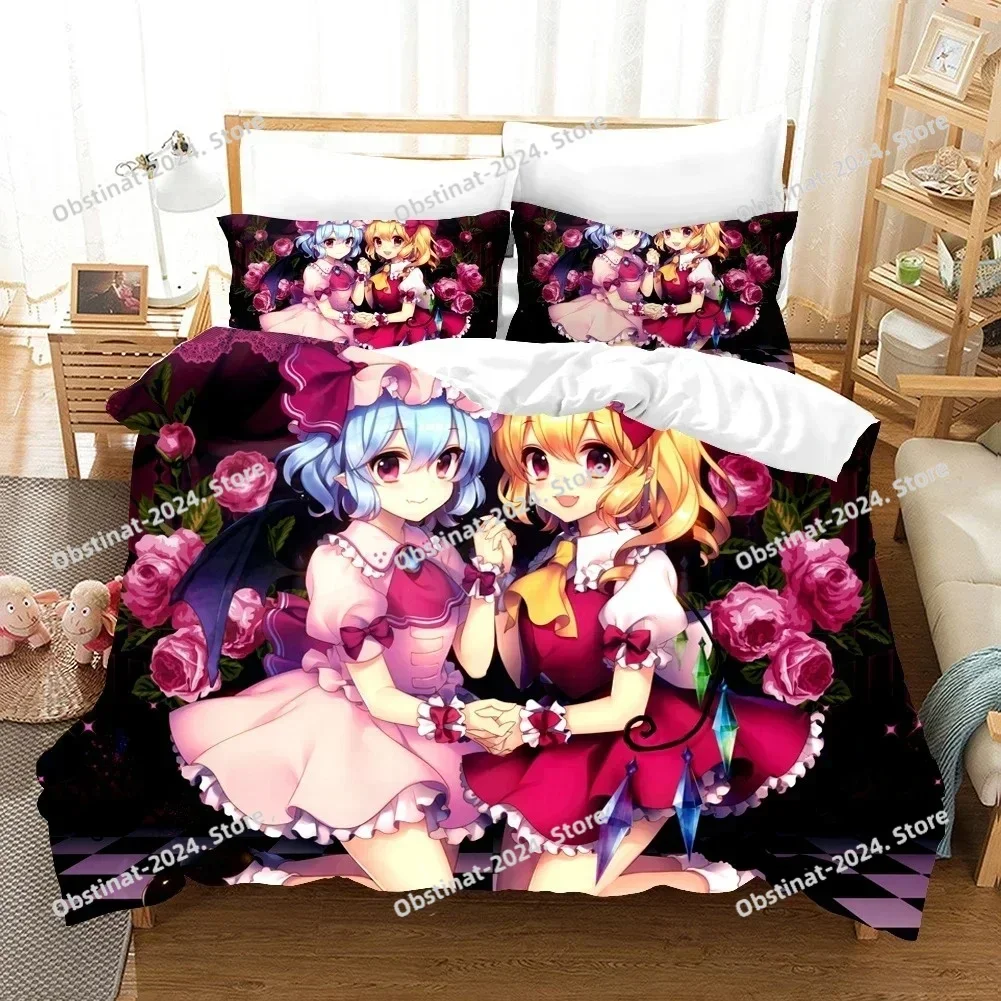 

Top Anime Girl Bedding Set Cartoon Fashion 3D Print Comforter Luxury Queen King Single Duvet Cover Set Home Textile Decor Modern