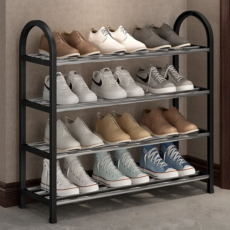 

5/4/3/2 Layers Simple Shoe Rack Dust-proof Storage Shoe Cabinet Multi-layer Assembly Door Shoe Shelf Dormitory Organizer Rack