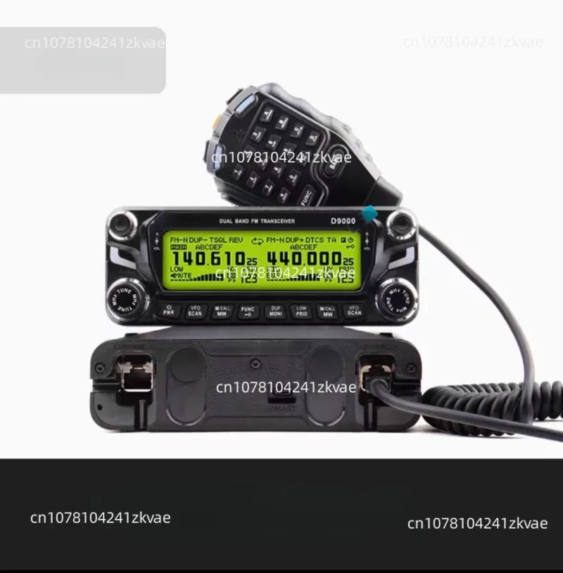 Two Way Transceiver, D9000, 50W, UHF, VHF, 136-174,400-520MHz Zastone-Car Radio Station Walkie Talkie