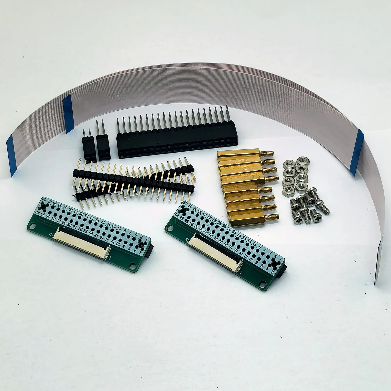 40Pin FPC FFC GPIO HAT Stacking Extender Adapter Kit for Raspberry Pi 5 4B 3B+
