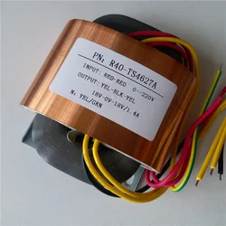 R Core Transformer 50W Dual 18V R40 Transformers 220V To 18V-0-18V 1.4A R Type Transformers Custom Copper Shield Power Amplifier