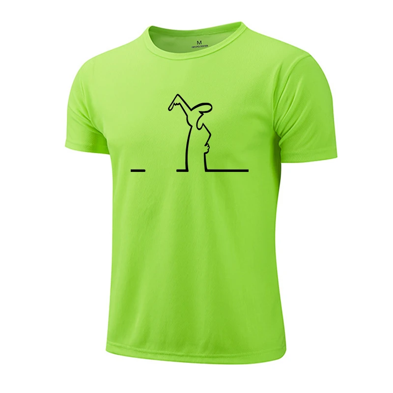 2026 Neues Herren-T-Shirt mit Aufdruck, Lässige Fitness-Trainingsoberteile, Outdoor-Jogging-Kleidung, Sommer Schnelltrocknende Mesh-Shirts, Radsport-Bekleidung – Detail 19