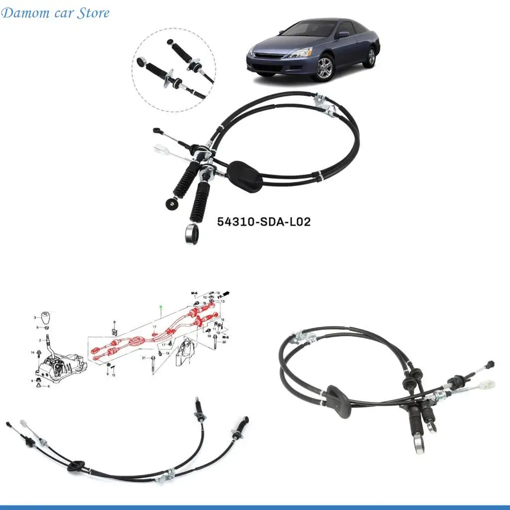 

A2UC Heat Resistant Car Manual Gear Shifts Cable for K24 5/6 Speed 54310-SDA-L02 54310SDAL02 Offer Long Lasting Performances