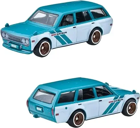 Official Hot Wheels Premium Car Garage Boys Toys 1:64 Diecast Nissan Sentra SE-R Sakura Sprinter BRE DATSUN Wagon Model Gift