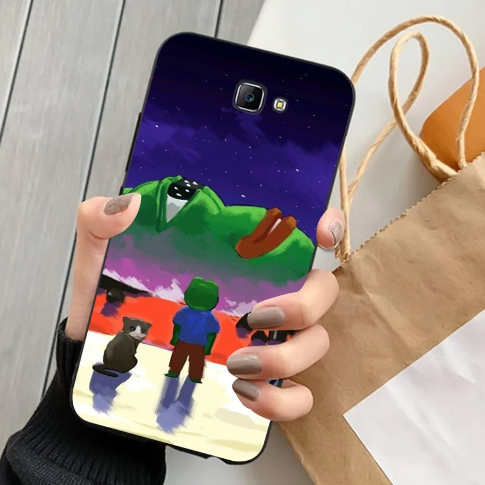 Sad Frog Phone Case For Samsung J 7 plus 7core J7 neo J6 plus prime J6 J4 J5 Mobile Cover