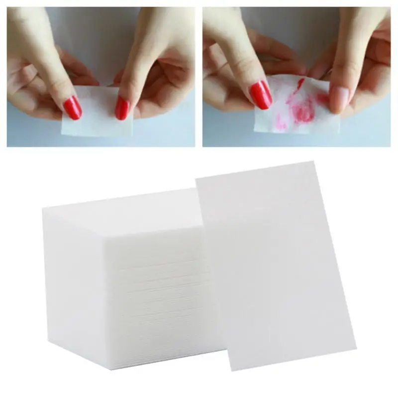 Simple Lint-Free Nail Wipes 110-1000Pcs Gel Polish Remover Pads Professional Manicure Nail Cleaning Tools Accessories